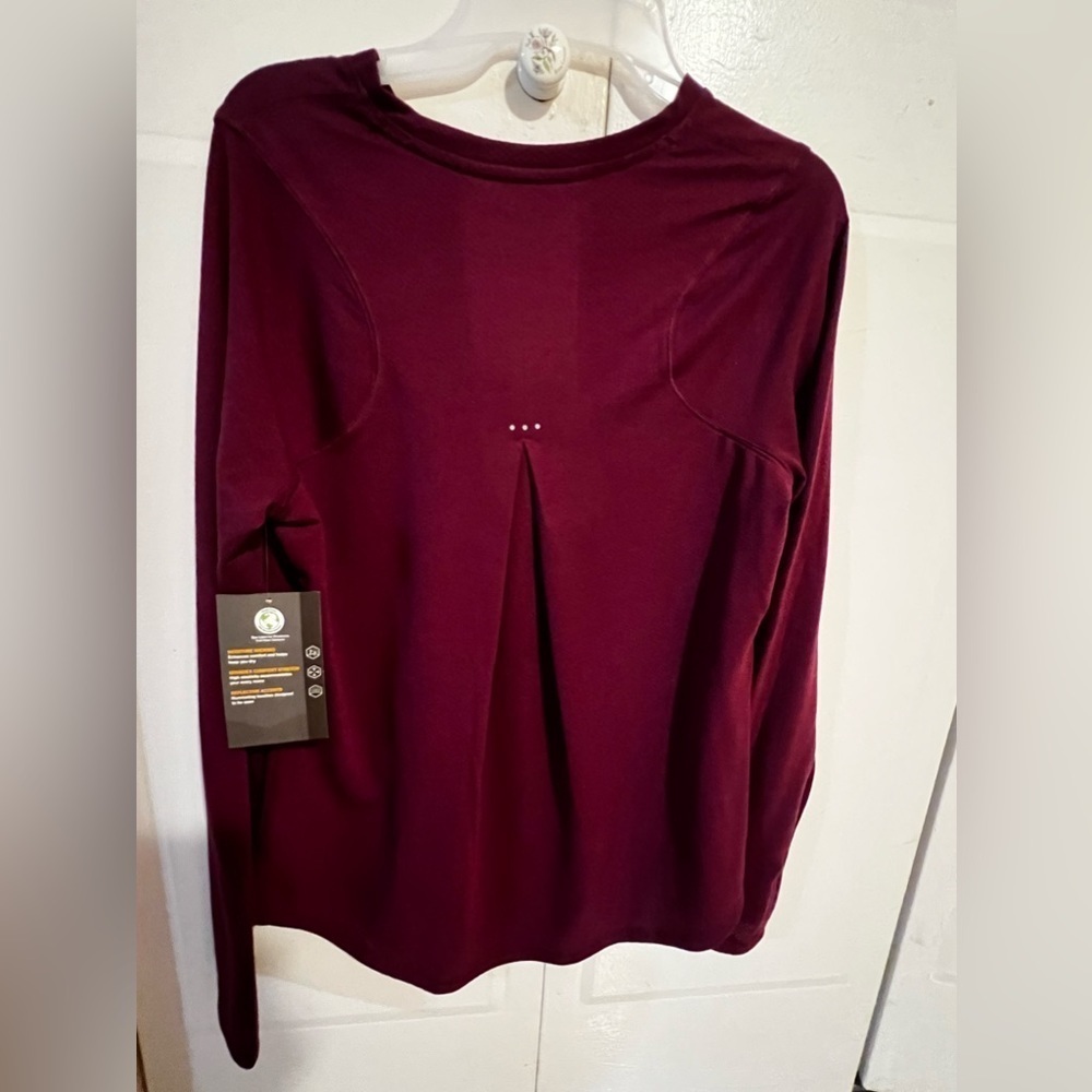 Women's‎ Crop Long Sleeves Workout Tops Sports Shirts Avía LS Performance Tee